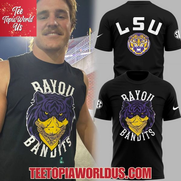 LSU Tigers Bayou Bandits Logo T-Shirt