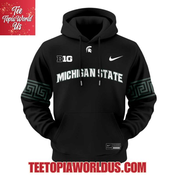 Michigan State Black Spartans Uniform Hoodie
