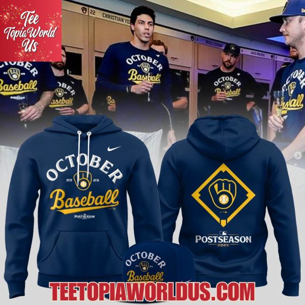 Milwaukee Brewers 2025 October ready POSTSEASON T-Shirt, Hoodie