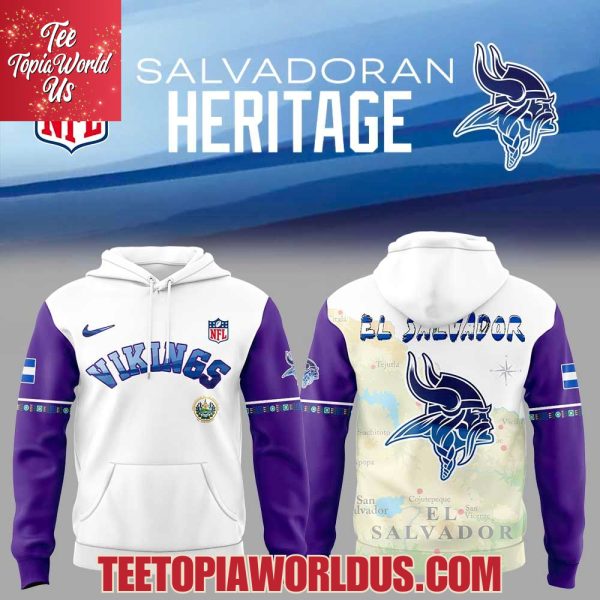 Minnesota Vikings El Salvador Heritage Hoodie
