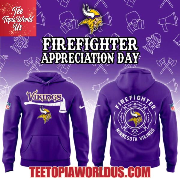 Minnesota Vikings Firefighter Application Day Hoodie