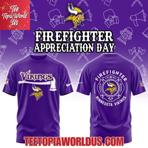 Minnesota Vikings Firefighter Application Day Hoodie