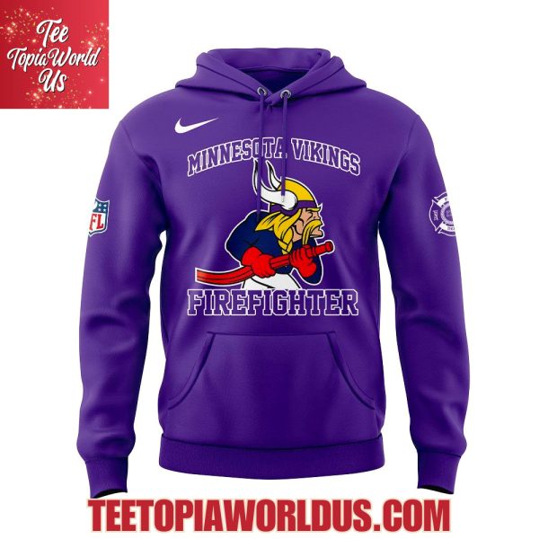 Minnesota Vikings Firefighter Appreciation 2025 Hoodie