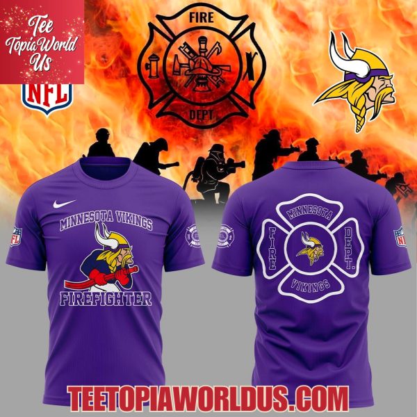 Minnesota Vikings Firefighter Appreciation 2025 Hoodie