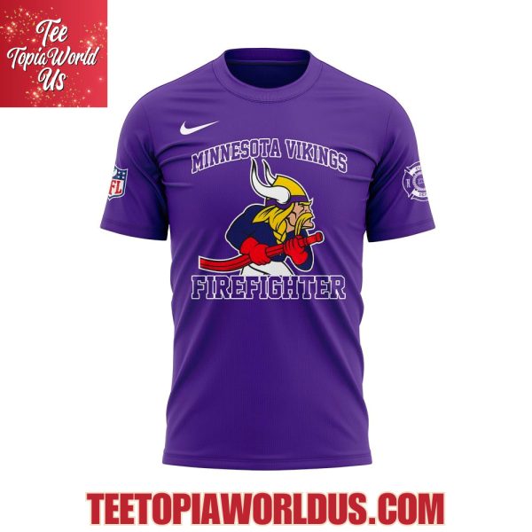 Minnesota Vikings Firefighter Appreciation 2025 Hoodie