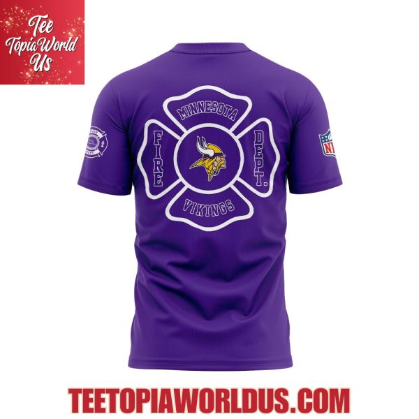 Minnesota Vikings Firefighter Appreciation 2025 Hoodie