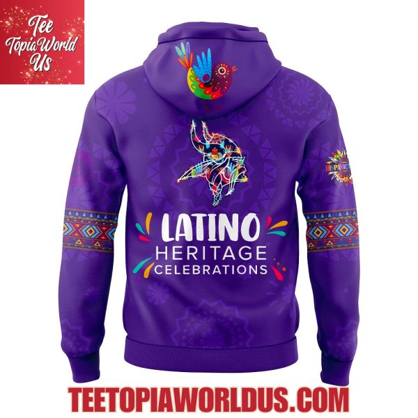 Minnesota Vikings Latino Heritage Celebrations 2025 Hoodie