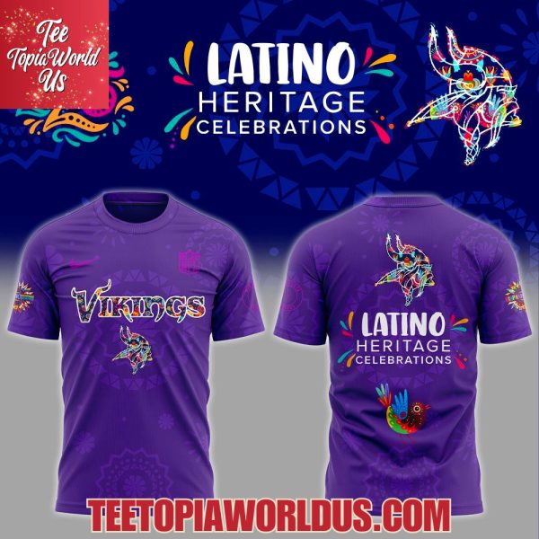 Minnesota Vikings Latino Heritage Celebrations 2025 Hoodie