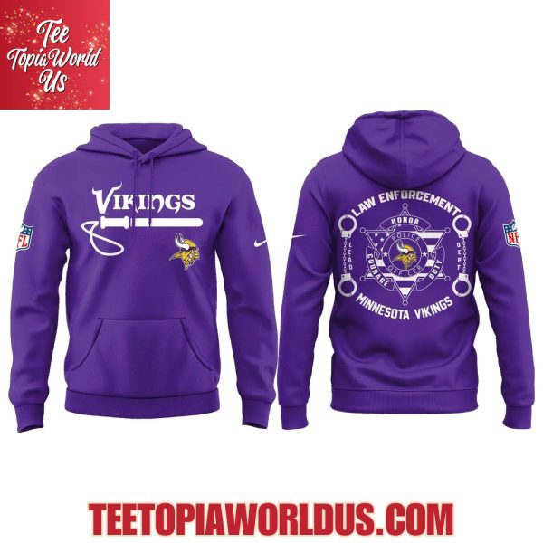 Minnesota Vikings Law Enforcement Appreciation Day Hoodie