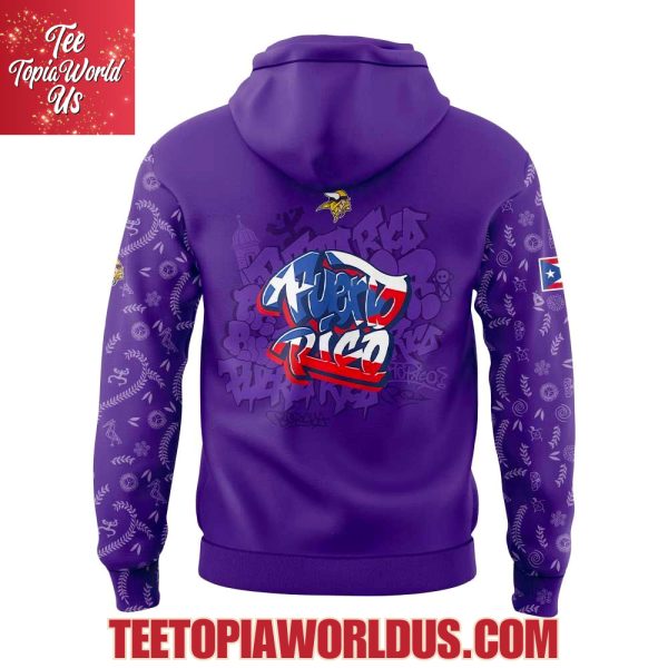 Minnesota Vikings Puerto Rican Heritage Hoodie