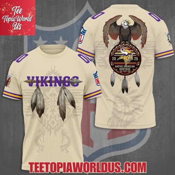 Minnesota Vikings x Native American Heritage Shirt