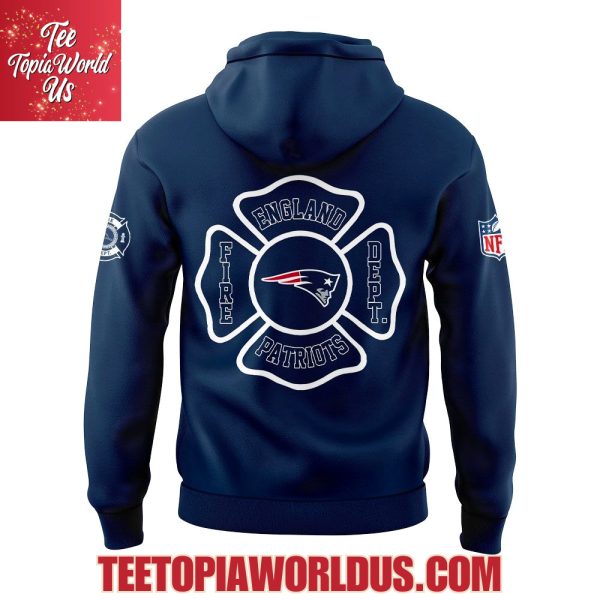 New England Patriots Firefighter Appreciation 2025 Hoodie
