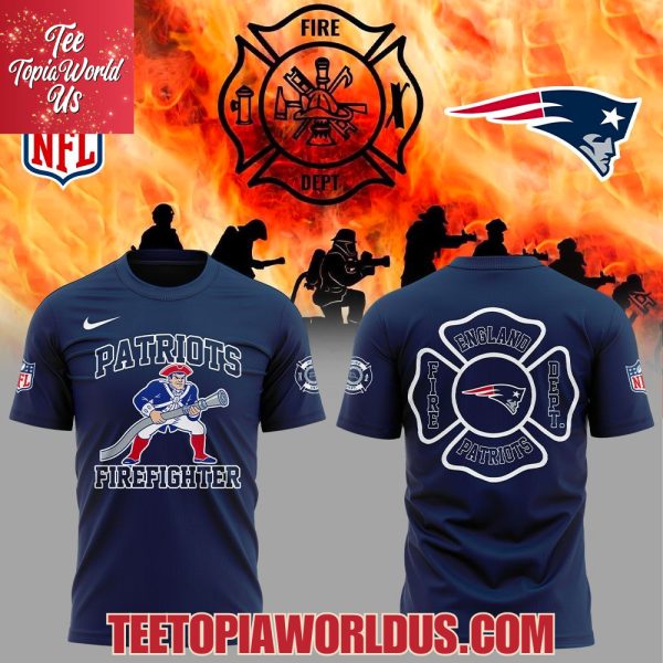 New England Patriots Firefighter Appreciation 2025 Hoodie
