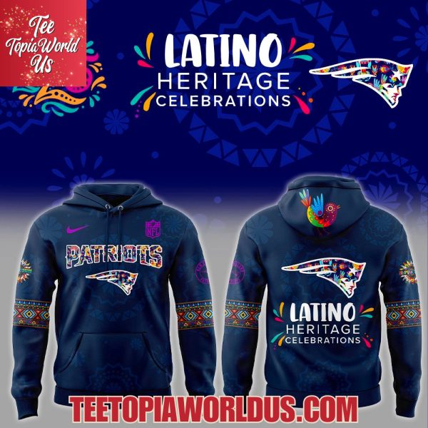 New England Patriots Latino Heritage Celebrations 2025 Hoodie