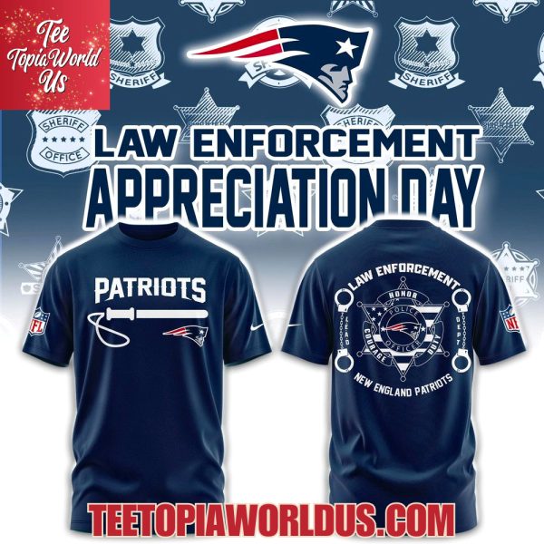 New England Patriots Law Enforcement Appreciation Day Hoodie