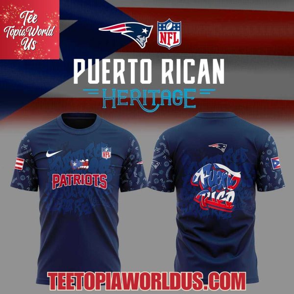 New England Patriots Puerto Rican Heritage Hoodie