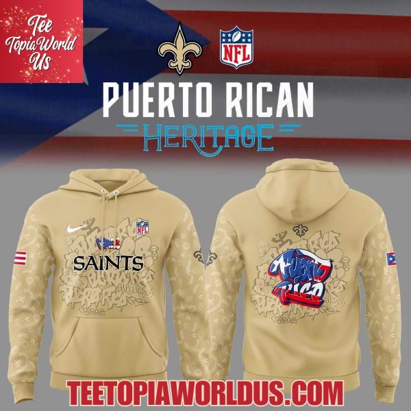 New Orleans Saints Puerto Rican Heritage Hoodie
