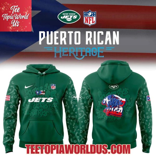 New York Jets Puerto Rican Heritage Hoodie