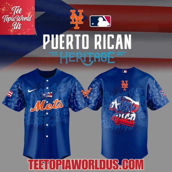 New York Mets Puerto Rican Heritage Jersey