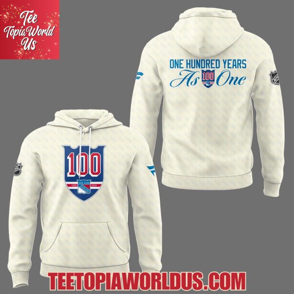 New York Rangers One Hundred Years As One Hoodie
