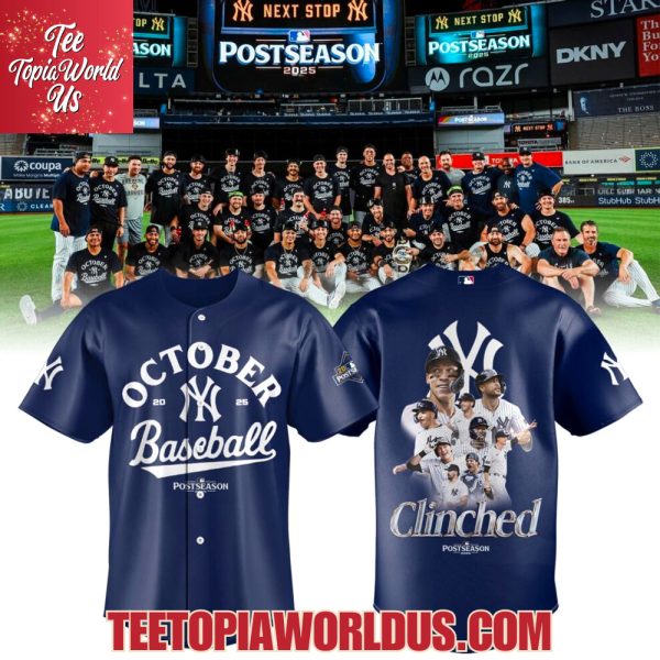 New York Yankees October 2025 Postseason Jersey