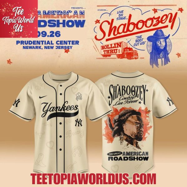 New York Mets X Shaboozey – The Great American Roadshow 2025 Merch Jersey