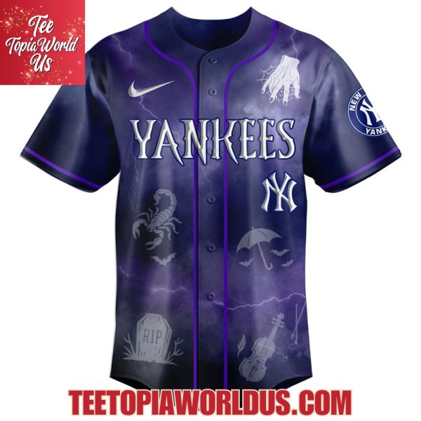 New York Yankees x Wednesday Season 2 Jersey 2025