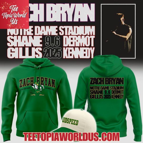 Notre Dame Fighting Irish x Zach Bryan 2025 Hoodie