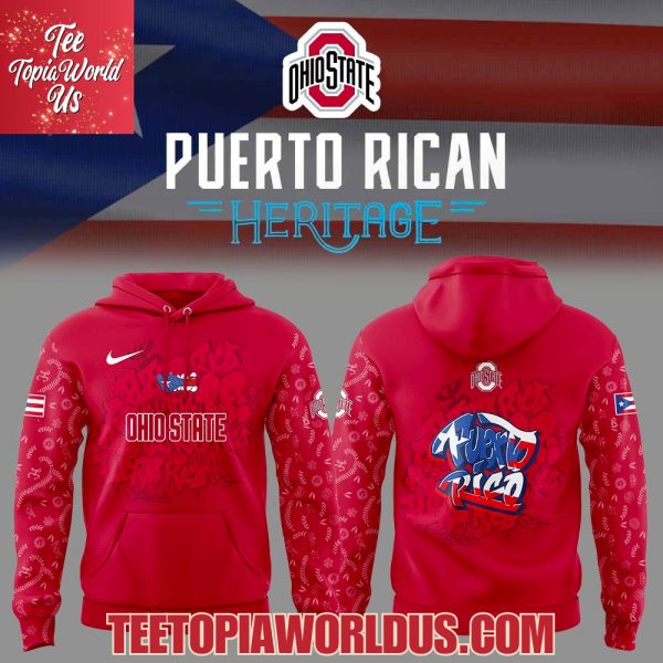 Ohio State Buckeyes Puerto Rican Heritage Hoodie