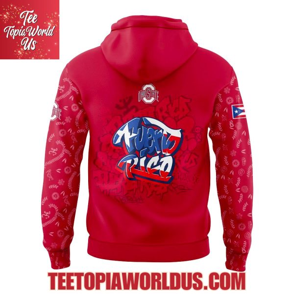 Ohio State Buckeyes Puerto Rican Heritage Hoodie