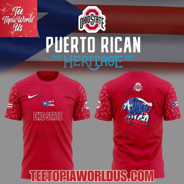 Ohio State Buckeyes Puerto Rican Heritage Hoodie