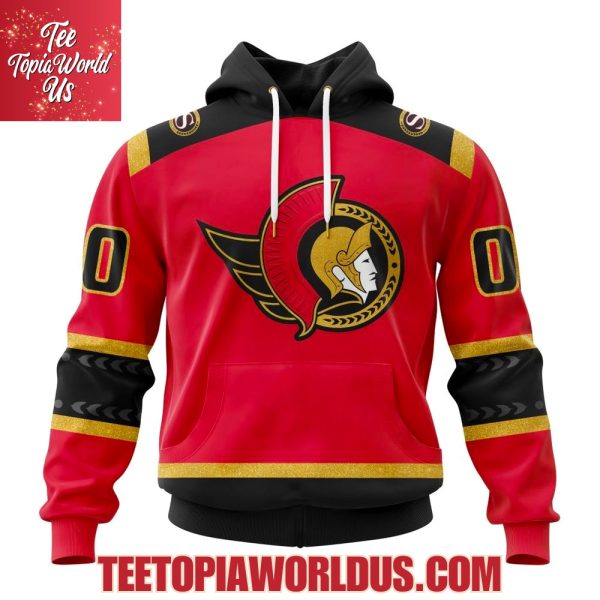 Ottawa Senators Personalized 2025/26 Alternate Design Hoodie