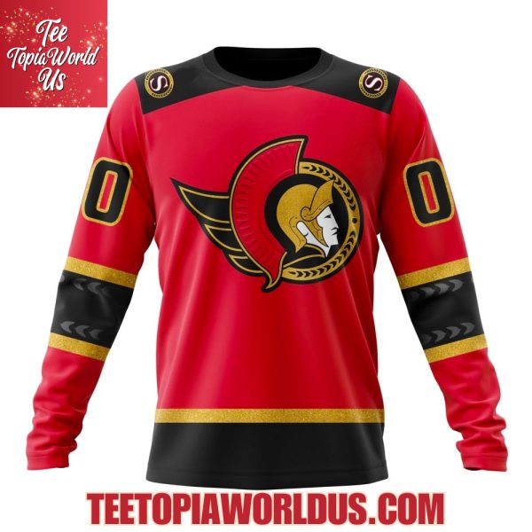 Ottawa Senators Personalized 2025/26 Alternate Design Hoodie