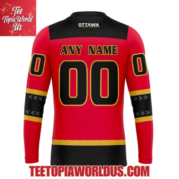 Ottawa Senators Personalized 2025/26 Alternate Design Hoodie
