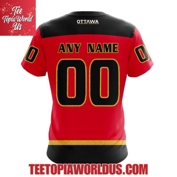Ottawa Senators Personalized 2025/26 Alternate Design Hoodie