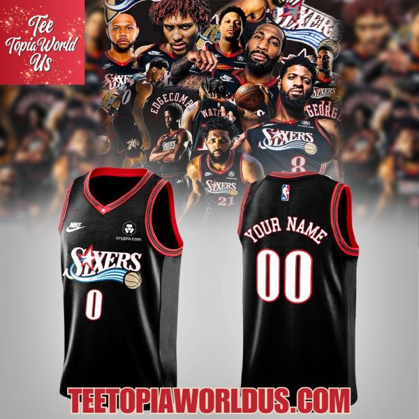 Philadelphia 76ers Back in Black 2025 Jersey
