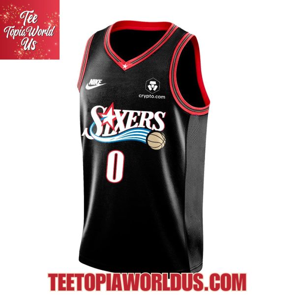 Philadelphia 76ers Back in Black 2025 Jersey