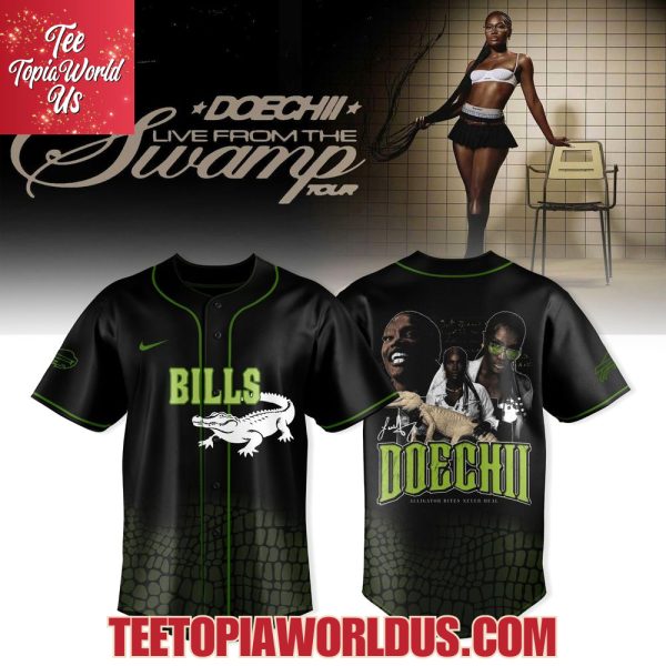 Philadelphia Eagles – Doechii x Live from the Swamp Tour 2025 Baseball Jersey