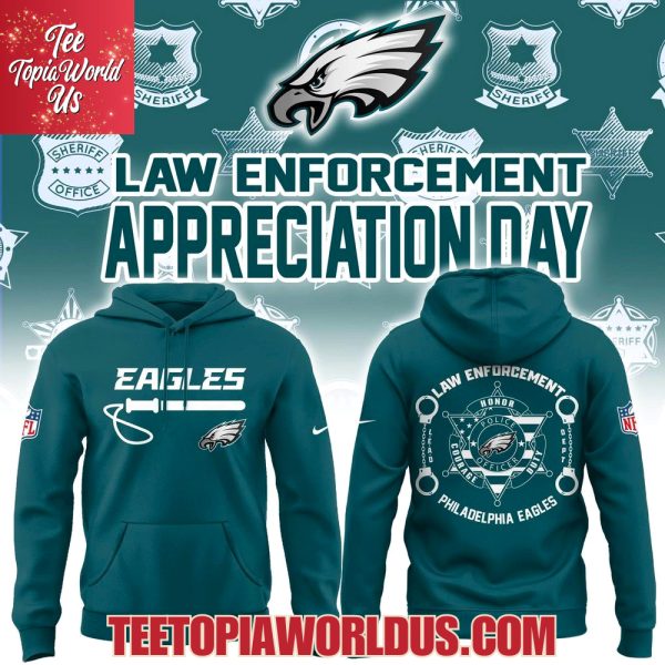 Philadelphia Eagles Law Enforcement Appreciation Day Hoodie