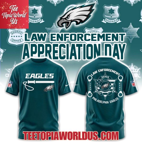 Philadelphia Eagles Law Enforcement Appreciation Day Hoodie