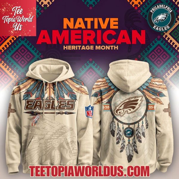 Philadelphia Eagles Native American Heritage Month Hoodie