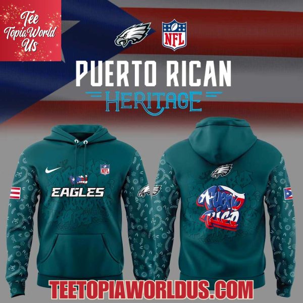 Philadelphia Eagles Puerto Rican Heritage Hoodie