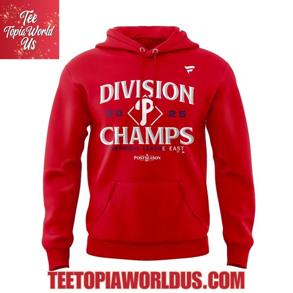 Philadelphia Phillies 2025 Division Champs National League East Hoodie