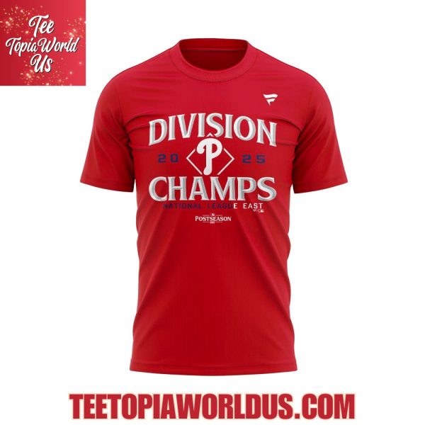 Philadelphia Phillies 2025 Division Champs National League East Hoodie