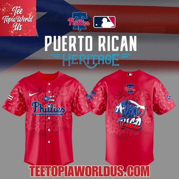 Philadelphia Phillies Puerto Rican Heritage Jersey