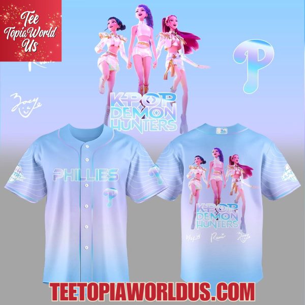Philadelphia Phillies x KPop Demon Hunters HUNTR 2025 Jersey