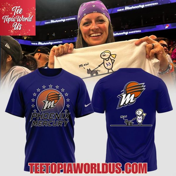 Phoenix Mercury 2025 Finals Meow T-Shirt, Hoodie