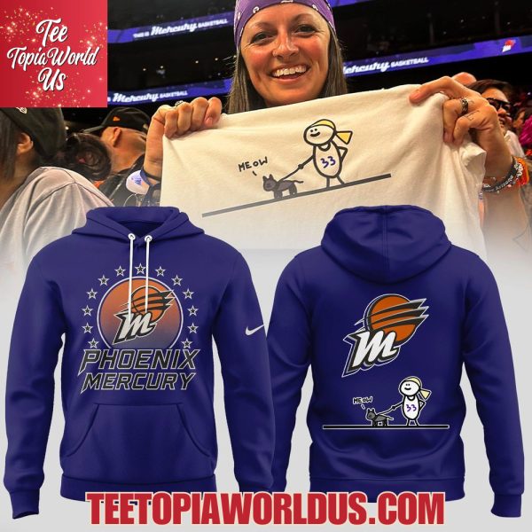 Phoenix Mercury 2025 Finals Meow T-Shirt, Hoodie