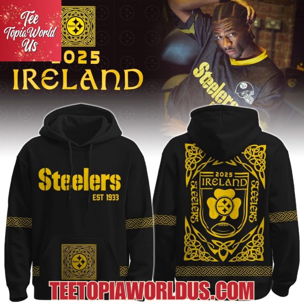 Pittsburgh Steelers 2025 Ireland Heritage Hoodie