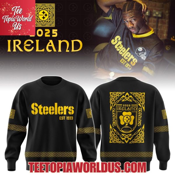 Pittsburgh Steelers 2025 Ireland Heritage Hoodie